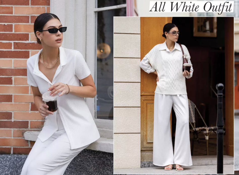 Back To The Basics: All White Outfits