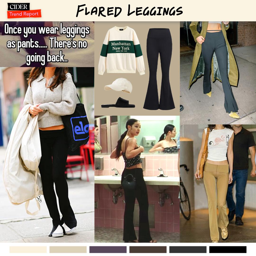 Flared Leggings: The Comfortable and Chic Must-Have Trend